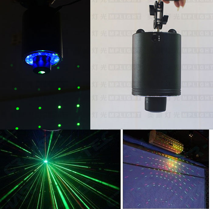 New 360 degree rotating LED stage with red and green laser for KTV paryt with جهاز التحكم